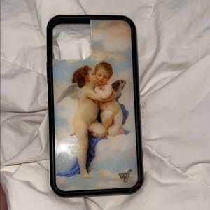 Angel Print Phone Case with Black Border